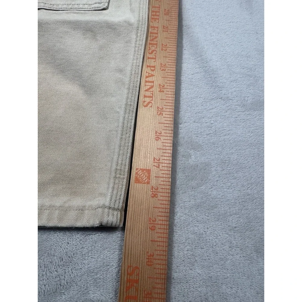 Vintage Carhartt B01 BRN Double Knee Pants Size 32x29 Fade Distress MADE IN USA